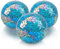 Folmywy Mosaik Sphäre Kugeln 8,5cm Glas Kugel Tafelaufsatz Spiegel Glas Solid Sphäre 3 Stück Blau Modern Dekor Ornamente für Vase Couchtisch Hochzeit