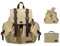 TARION Mochila Fotografia Cámara Vintage: Mochila Fotografia Lona Retro Pequeña con Bolsa Camara Inserto Amovible para Cámara Réflex Objetivos y Accesorios(Caqui)