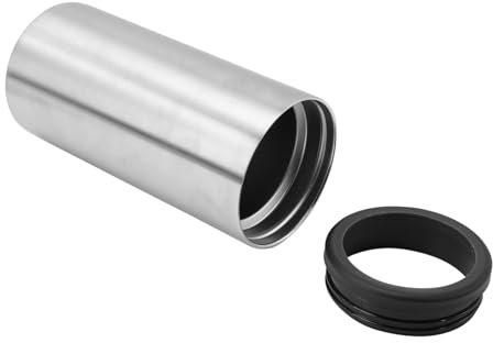 Zerodeko 1 Pc manga de botella de cerveza termo acero inoxidable botella termica acero inoxidable bebida aislante taza de café de acero inoxidable bebidas lata de vacío caucho