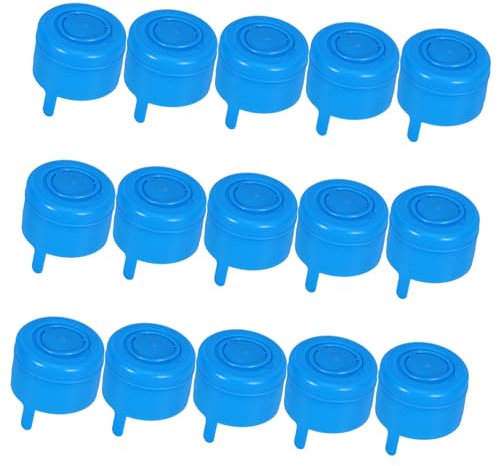Veemoon 25pcs Screw Cap Water Jug Replacement Lids for Water Dispenser Leak-Proof Bottle Sealing Caps Handle for Home Use