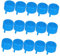 Veemoon Replacement Water Jug Cap Screw Cap Lid 25pcs Non-Spill Dustproof Silicone Stopper 5 Gallon Bottle Lid Reusable Water Dispenser Cover for Home Office