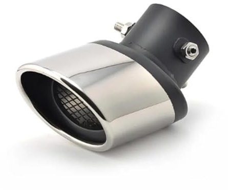 Auspuffblende Auto Für Volvo S40 Für S60/80/90 Für XC60 Für XC90 Für V40/60/90 C30 Für XC40/70 Für V70 Auto Auspuff Auto Schwanz Throat Liner Rohr Schalldampf Endrohr (Farbe : Bending)