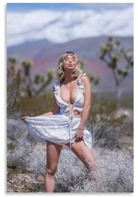 Sara Jean Underwood Poster mit Aufschrift Hot Girl, Leinwand, Wandkunst, Wohnzimmer, Poster, Gemälde, 50 x 75 cm