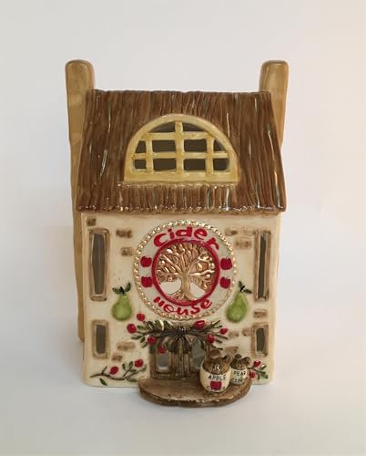Blue Sky Clayworks Kerzenhaus The Old Cidre, 14 cm Länge x 12,7 cm Breite