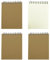 JOYISEN 4 Stück A6 Liniert Notizbuch Kleines Beige Spirale Notizblock 80 Blätt/160 Seiten Notizheft Journal Tagebuch Schreibblock Zeichenblock für Büro und Schule