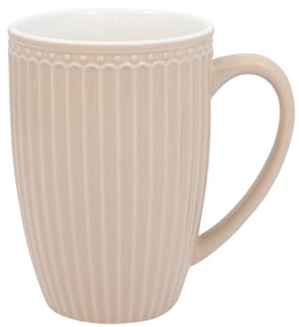 GreenGate Alice Becher mit Henkel groß Creamy Fudge 0,5l