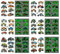 Qpout 12pcs Glow In The Dark Monster Truck Temporäre Tattoos für Kinder, Leuchtende Rennwagen Truck Räder Gefälschte Tattoo Aufkleber für Jungen Geburtstagsfeier Gastgeschenke Zubehör