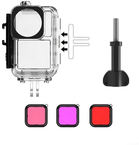 Custodia impermeabile 45M per DJI per OSMO Action 5Pro, materiale ABS, perfetto per avventure subacquee e sport