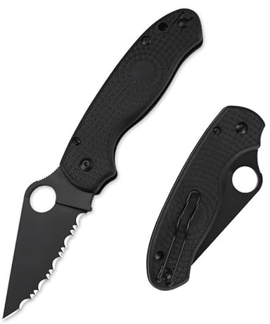 Amacigana Klappmesser mit CPM S30V Stahlklinge, 18,4 cm Gesamtlänge, 7,5 cm Klinge, Nylon-Griff, Mehrfarbig (A 03)