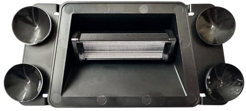 MelTruck LED Frontblitzer Warnleuchte 12–24V - R65 R10 Zulassung - Amber/Blau Variante - Front Warnlicht für Auto LKW Transporter (252x45mm - Blau)