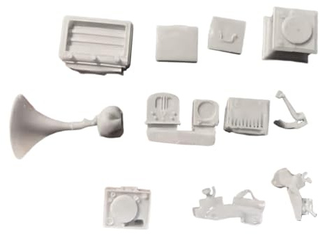 Zxpjkyu Miniatur Grammophon Modellbausatz Im Maßstab 1:35 Aus Resin, Unbemalt, für Layout Projekte