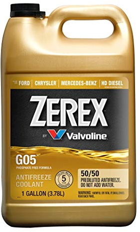 Zerex G05 Phosphate Free 50/50 Ready-to-Use Antifreeze/Coolant 1 GA