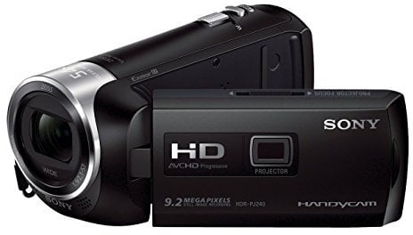 Sony PJ240E Full HD Camcorder with Built In Projector - Black