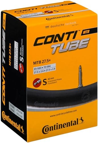 Continental Mountainbike MTB 27.5 Plus S42 Schlauch, Schwarz, One Size