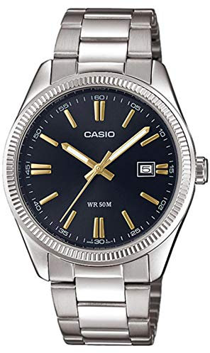 Casio Orologio Analogico Quarzo Uomo con Cinturino in Acciaio Inox MTP-1302PD-1A2VEF