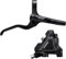 SHIMANO Altus BL-MT201/BR-UR300 - Freno a disco e leva posteriore, idraulico, montaggio piatto, cuscinetti in resina, colore: nero