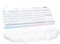 Logitech G713 Clavier Gamer Filaire Mécanique Avec Éclairage RGB LIGHTSYNC, Interrupteurs Tactiles (GX Brown) et Repose-Poignet Pour Clavier, Compatible PC et Mac, Français AZERTY - Blanc