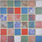 Keramik Mosaik Fliese bunt Vintage Retro used look Mosaikfliese Wand Fliesenspiegel Küche - MOS24-1234