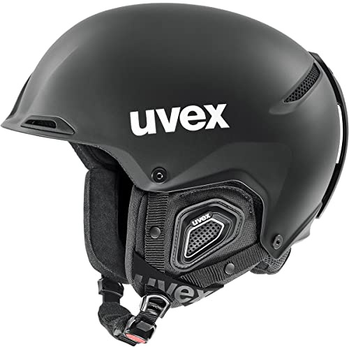 uvex Jakk+ IAS - Skihelm für Damen und Herren - individuelle Größenanpassung - optimierte Belüftung - Black matt - 52-55 cm