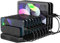 Unitek 60W 10 Port USB Charging Station Organizer with QC3.0 and Smart IC, Multi Device Charging Station Docking Station for Phones, Tablets, and Other Electronics
