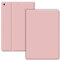 VAGHVEO Funda para iPad 9.7 Pulgadas 2017/2018, iPad Air/Air 2 Smart Case de Piel PU a Prueba de Golpes [Auto-Sueño/Estela], Flexible Suave TPU Cubierta Trasera Cover Protectora para iPad 5/6th, Rosa