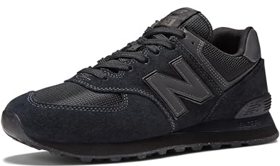 New Balance 574v3, Sneaker, Herren, Schwarz (Triple Black), 37 EU | Suede/Mesh