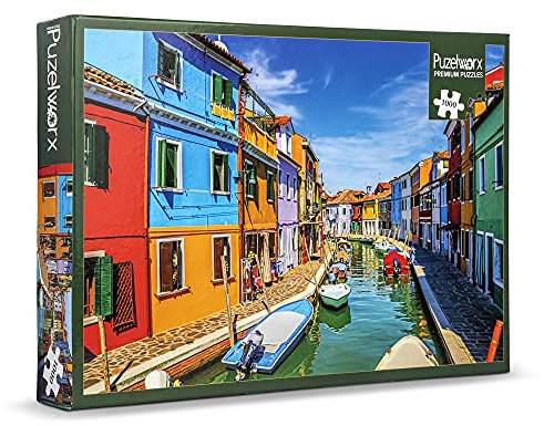 Puzelworx Puzzle mit 1000 Teilen, pädagogisches Puzzle, Familienspiel, Geschenk für Erwachsene und Kinder