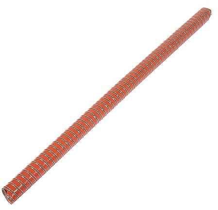 X AUTOHAUX Hitzebeständiger Flexibler Auspuffschlauch Rot 1pc Rennwagen | Silikon, Für Brems- & Lufteinlasskanäle, Innendurchmesser 51mm, 1m Länge, 0.06mm Dicke, -40°C ~ 250°C