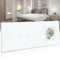 BSEED Touch Lichtschalter mit Schuko Steckdose mit LED Anzeiger doppelte 2 Fach 2 Wege Glas Lichtschalter mit eine Wandsteckdosen Weiß 228mm