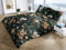 Bettwaesche-mit-Stil Mako Satin Bettwäsche Floral Romantic anthrazit (Garnitur 135x200 + 80x80 cm)