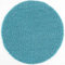 Muratap Teppich Wohnzimmer Modern - Loca Shaggy - Hochflor Teppich Weich und Warm Schmutzabweisend und Pflegeleicht Wohnzimmerteppich - Große: 150 cm - Rund - Farbe: Türkis Blau