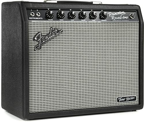 Fender Tone Master Princeton Reverb - Amplificador Combinado de Guitarra de Estado sólido de Modelado Digital de 1 x 10, 12 W, Color Negro