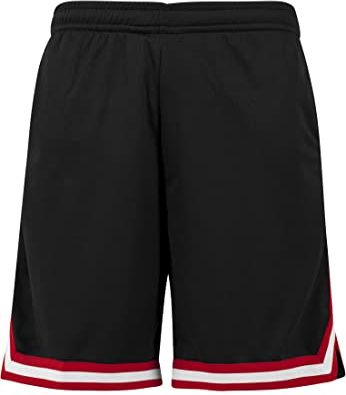 Urban Classics Herren Shorts Stripes Mesh Shorts, lässige Mesh Shorts für Männer, Straight Leg, erhältlich in verschiedenen Farbvarianten, Größen S-5XL
