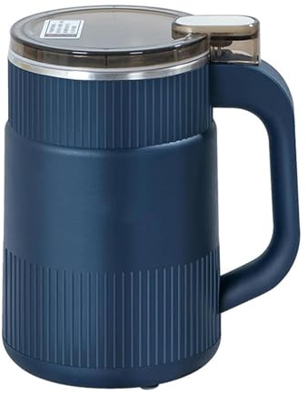 Household Small Powder Grinding Machine, Electric Spice Grinder Fine Powder, Stainless Steel Multifunctional Powder Grinder for Herbs Spices Coffee Beans Nuts Grains (Blue)