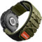 Bandletic Nylon Armband Kompatibel mit Garmin Fenix 6/5/7, Forerunner 965/955/945/Approach S62/S60/Epix 2, 22mm Quick-Installed Geflochten Ersatz Band für Fenix 5 Plus/Fenix 6 Pro/7 Pro, Mittel-Grün