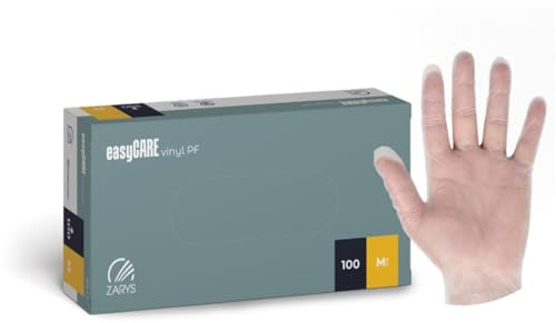 MEDICALMONO - 1000 Guanti monouso in Vinile Senza Polvere, senza lattice, trasparenti e resistenti (XL - 1000 Pezzi)
