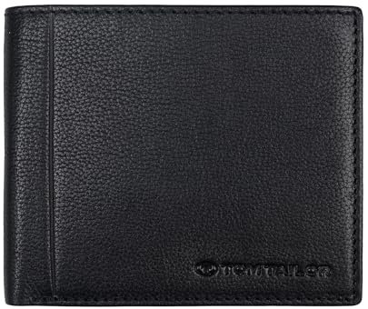 TOM TAILOR Bela Herren Geldbörse Querformat RFID Leder Mittelgroß Schwarz