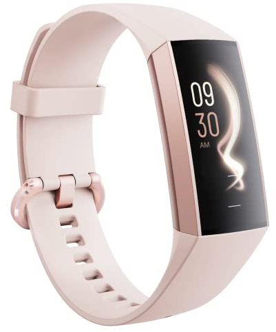 findtime Fitness-Tracker, 2,8 cm (1,1 Zoll), AMOLED-Farbdisplay, Fitness-Uhr für Damen und Herren, Schrittzähler, Uhr mit Herzfrequenz/BP/Schlafmonitor, Aktivitätstracker für Sport, Smartwatch,