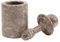 Radicaln Pot à miel en marbre avec couvercle à cuillère fabriqué à la main pour table – Distributeur de miel pour la maison et la cuisine – Pot à miel – Pot à miel