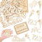 iZoeL XL Einschulung Konfetti Holz 10-15cm Schulkind Konfetti Groß Einschulung Deko Tischdeko Streudeko Tischdekoration für Schuleinführung Schulanfang Einschulung Junge und Mädchen