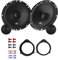 JBL Stage161CFS Lautsprecher mit Einbauset kompatibel mit Audi A4 B7 (8E Facelift) 2004-2008 Türen vorne/hinten 450 Watt 165mm 2 Wege Kompo
