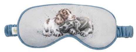 Wrendale Designs - Hunde-Augenmaske A Dog's Life - Super weiche Maske zum Schlafen und Reisen - Weiches Gummiband - Recyceltes Polyester