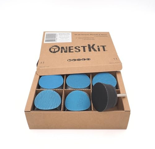 On Est Kit Disque Poncage Perceuse Tournage 250 pcs Ø 50 mm 1P 3S