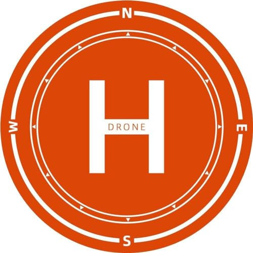 Drohnen-landeplatz, 60 cm, Universell, Wasserdicht, Tragbar, Faltbar, Filz-landeplätze, Kompatibel Rc-drohnen, Hubschraubern, Pvb-drohnen