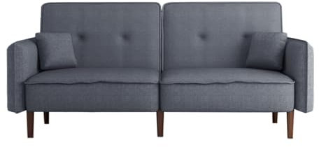 HTI living Schlafsofa Amrei Grau Funktionscouch Gästebett