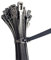 Donboly 100 pezzi Fascette Plastica per Cablaggio, Fascette Riutilizzabili, Nylon Cavi Stringicavo Fascette Elettricista,Resistenza alla rottura 22 kg (Nero, 5 * 200mm)