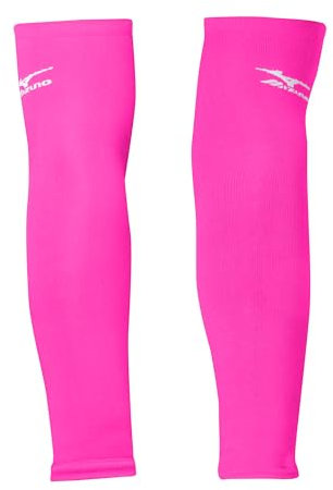 Mizuno Arm Sleeves Mangas de Brazo, Rosa neón, Talla única para Mujer