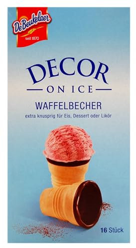 DeBeukelaer Decor on Ice Waffelbecher, 21er Pack (21 x 60g)
