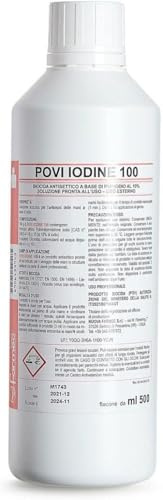 POVI IODINE 500 ml - Farmaseven - Reintegro Cassetta del pronto soccorso Fai da Te - Aggiorna in totale autonomia la tua cassetta medica-iodopovidone