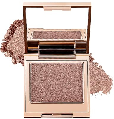 Erinde Single Glitzer Lidschatten, Hochpigmentiert und Langanhaltend Eyeshadow, Weiche Textur Make-up Palette, Metallisch und Perlenglanz, für jeden Anlass geeignet, 3.5g #05
